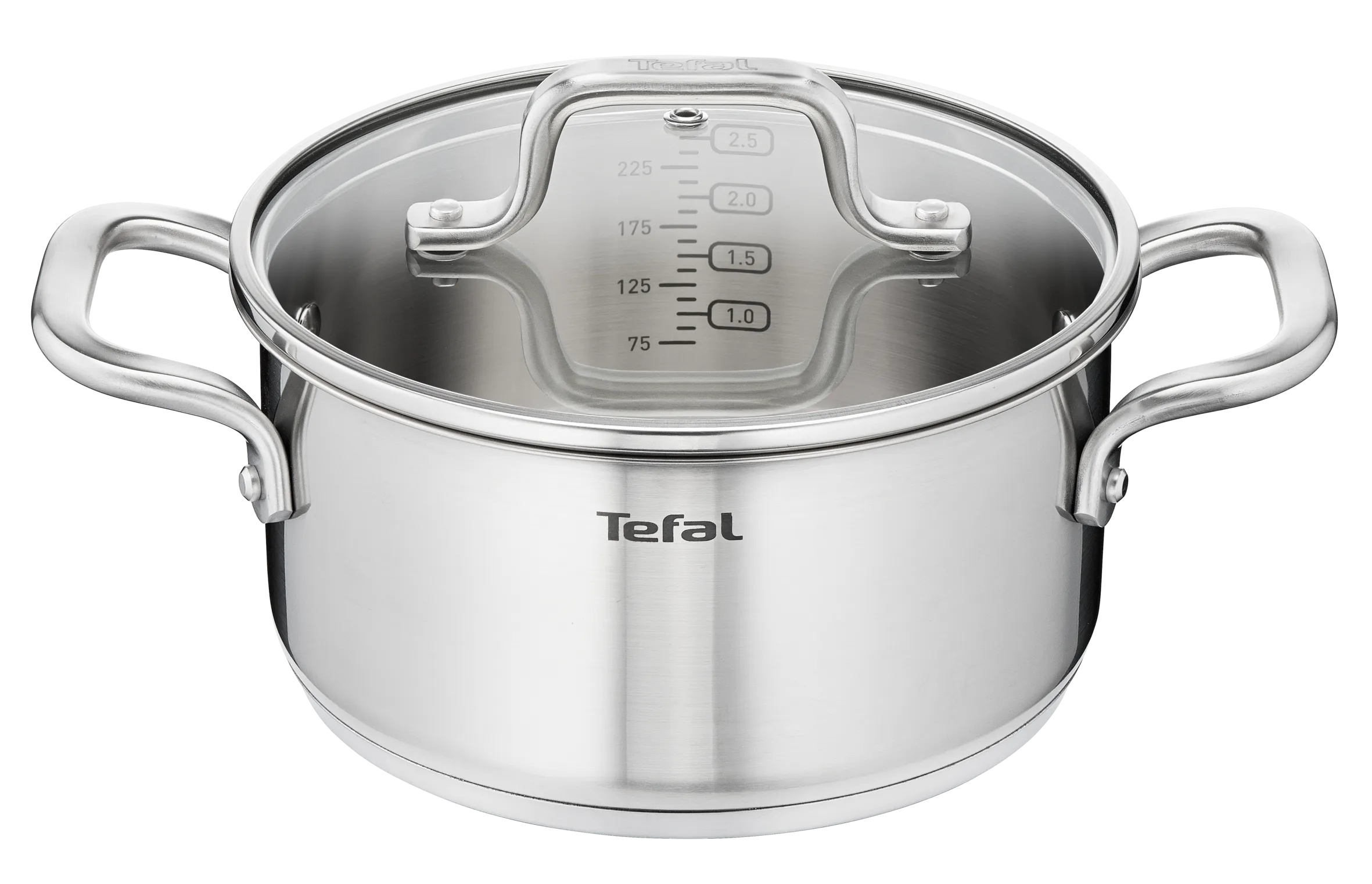 Tefal Virtuoso Stainless Steel Induction Stewpot 24cm/4.7L   Lid