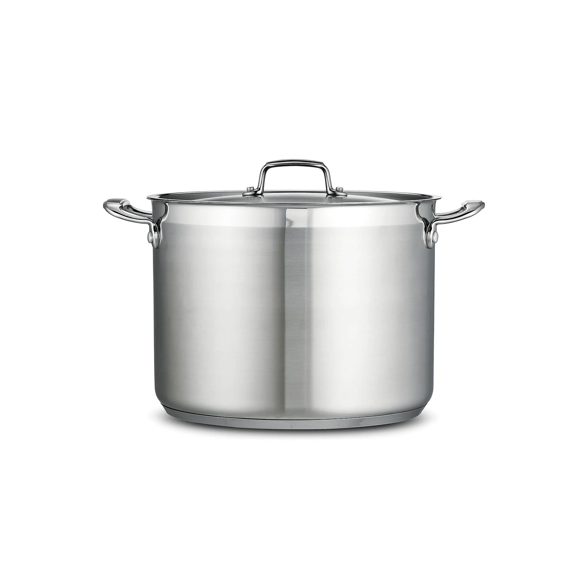 Tramontina 80120/001DS Gourmet 16-qt. Tri-Ply Covered Stock Pot, One Size, Gray
