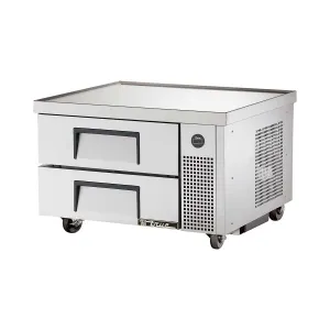 True TRCB-36 Two-Drawer Refrigerated Chef Base, V-Edge, 36"