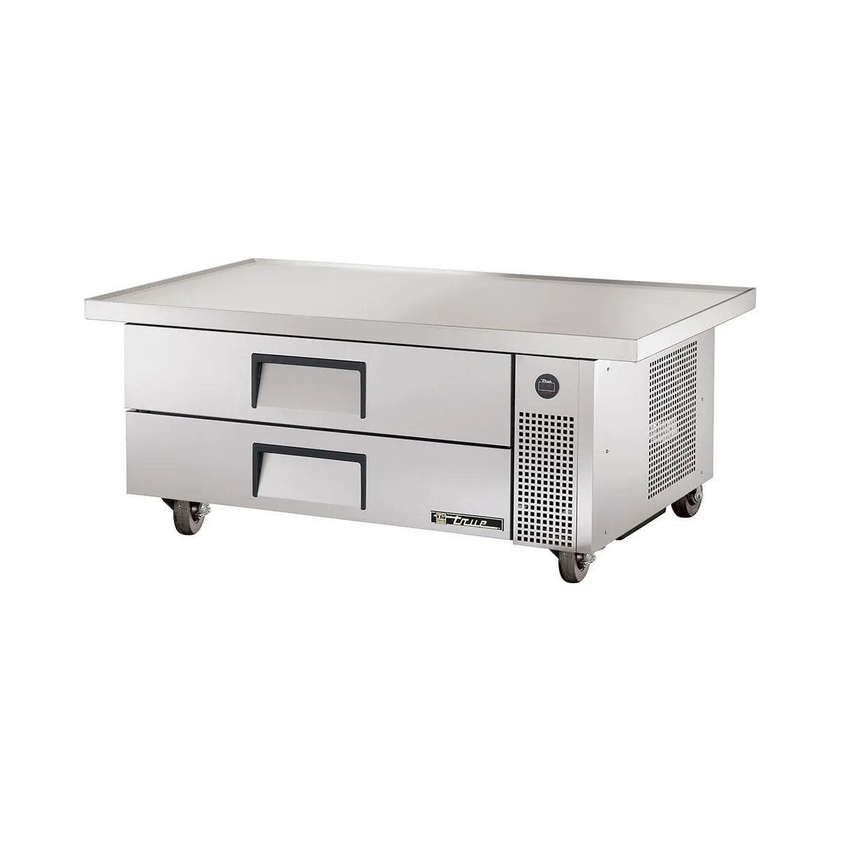 True TRCB-52-60 Two-Drawer Refrigerated Chef Base, V-Edge, 60"