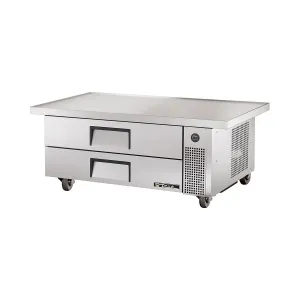 True TRCB-52-60 Two-Drawer Refrigerated Chef Base, V-Edge, 60"