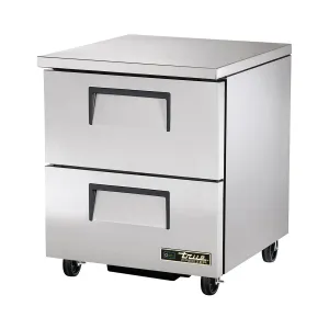 True TUC-27F-D-2 Two-Drawer Undercounter Freezer, 27"