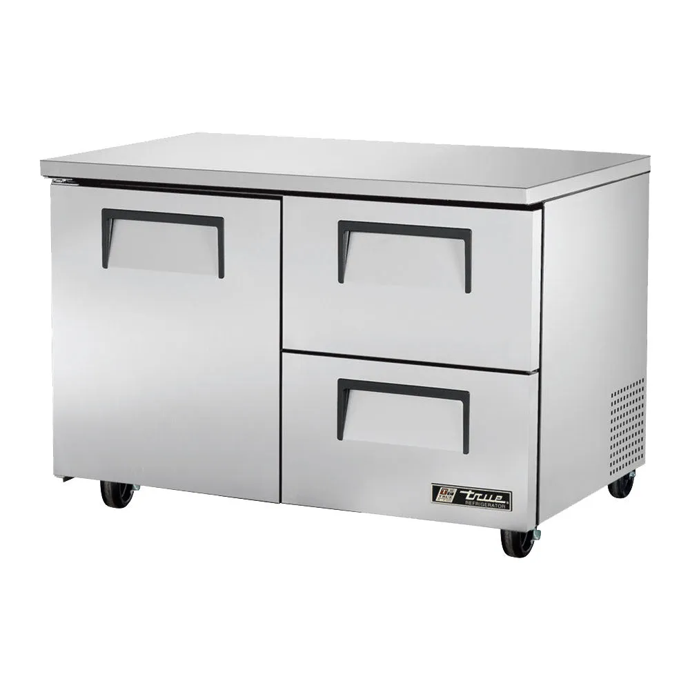 True TUC-48D-2-HC Two Drawer One Door Undercounter Refrigeraton, 48"