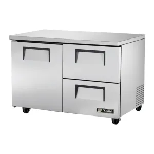 True TUC-48D-2-HC Two Drawer One Door Undercounter Refrigeraton, 48"