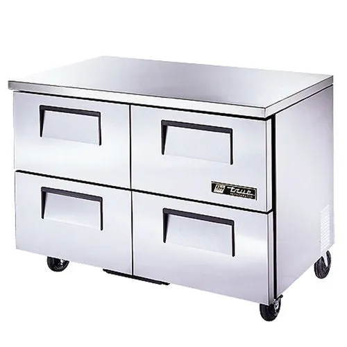 True TUC-48D-4-HC Undercounter Refrigerator, 4 Drawer, 48 3/8" Wide, S/S