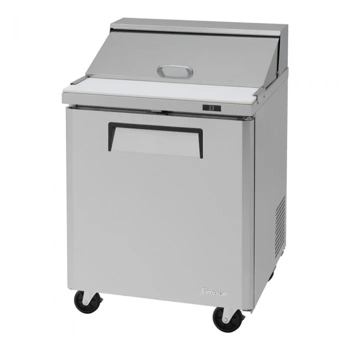 Turbo Air MST-28-N M3 Series Solid 1 Door Sandwich / Salad Refrigerated Prep Table, 27"