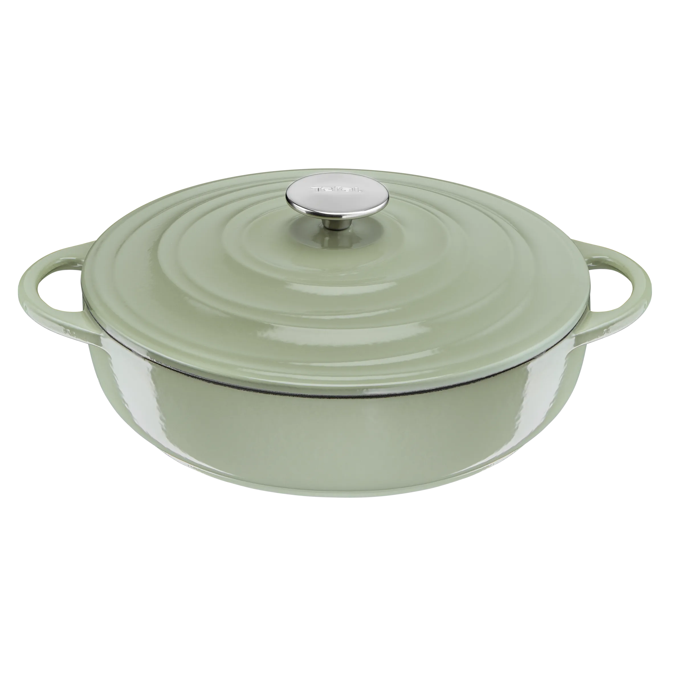 User manual and frequently asked questions Tefal LOV Induction Cast Iron Green Lichen Shallowpot 28cm/3.8L   Lid