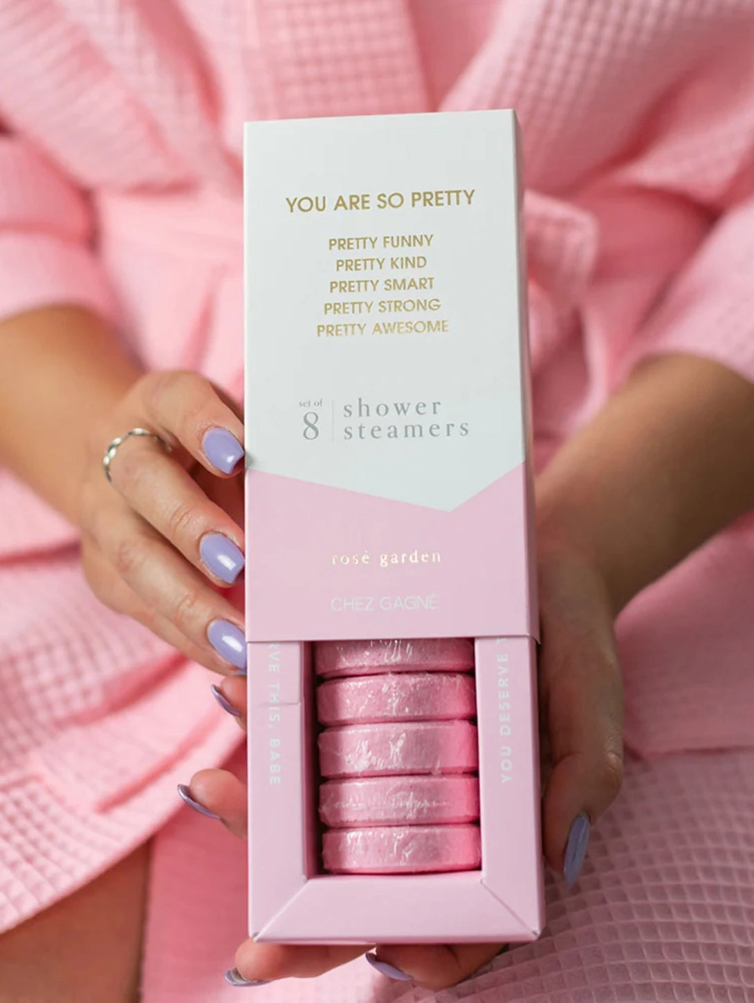 You Are So Pretty Shower Steamer Set - Rosé Garden