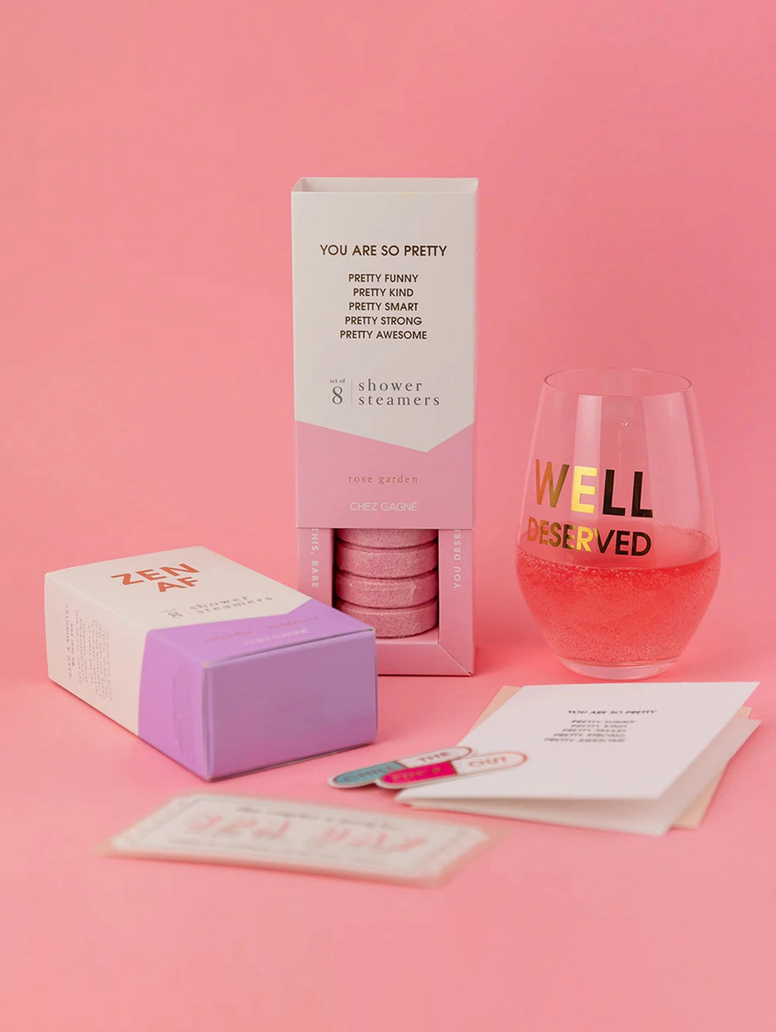 You Are So Pretty Shower Steamer Set - Rosé Garden